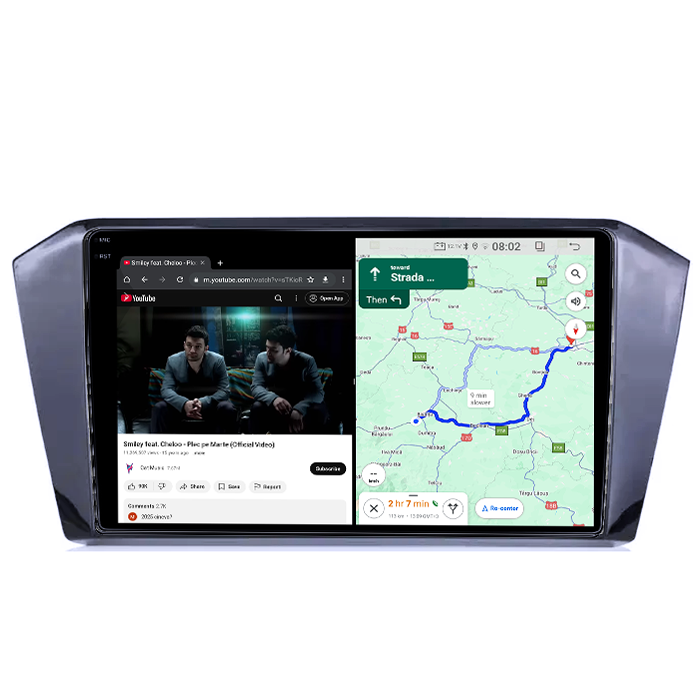 Navigatie dedicata VW Passat B8 2015-2018, 4GB RAM 64GB ROM, Quad Core, Display 10" QLED 1K, Carplay, Android 14, Bluetooth, Magazin Play, Suport Camere AHD [6]