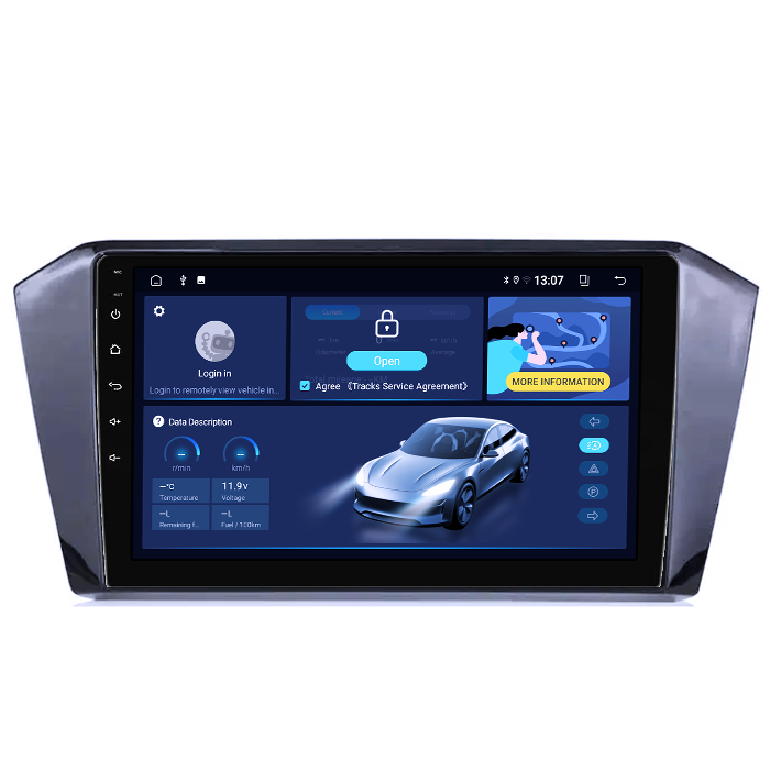 Navigatie dedicata VW Passat B8 ( 2015 - 2018 ), 8GB RAM 128GB ROM, Octacore, Platforma TS18, Android 14, Display QLED 10.1”, Suporta camera 360º, DSP, Carplay&Android Auto, SIM 4G, Ventilator Activ [2]