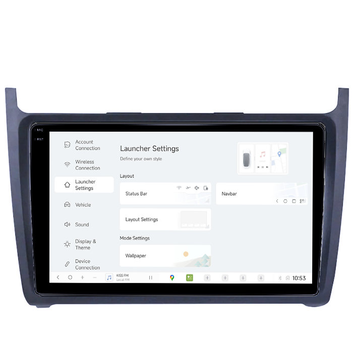 Navigatie Dedicata Volkswagen Polo Golf Passat DUDU3, 4GB RAM 64GB ROM, Octacore, Platforma 8581, Android, Display QLED 9", DSP, Carplay&AndroidAuto [4]