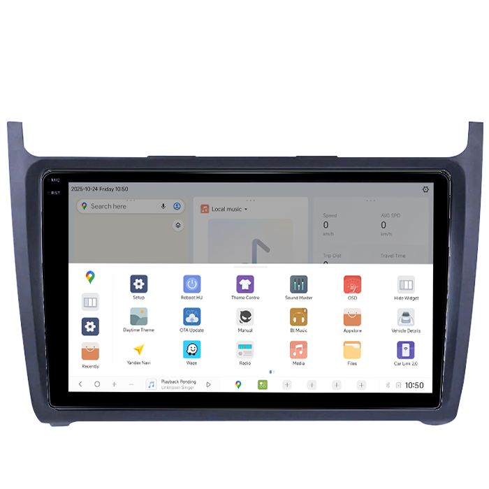 Navigatie Dedicata Volkswagen Polo Golf Passat DUDU3, 4GB RAM 64GB ROM, Octacore, Platforma 8581, Android, Display QLED 9", DSP, Carplay&AndroidAuto [2]