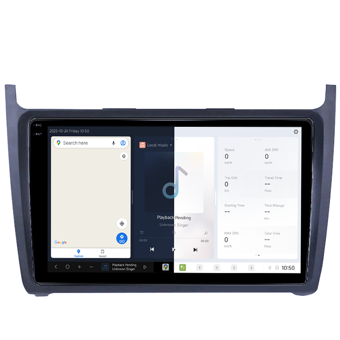 Navigatie Dedicata Volkswagen Polo Golf Passat DUDU3, 4GB RAM 64GB ROM, Octacore, Platforma 8581, Android, Display QLED 9", DSP, Carplay&AndroidAuto [5]