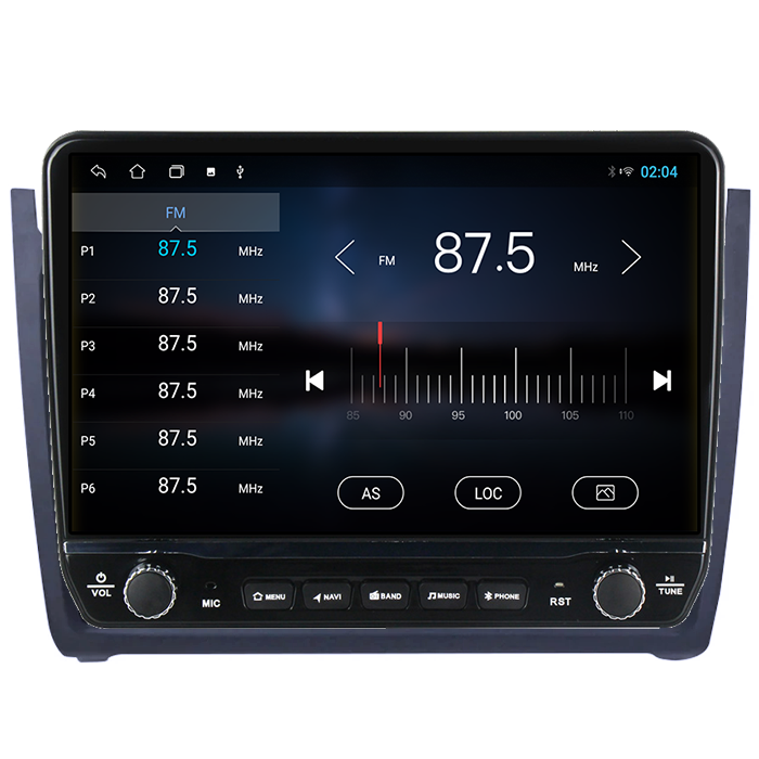 Navigatie dedicata VW Polo Golf Passat Tesla Style model 2024, Android, Carplay&Android Auto, 10 inch , 8+128GB, Internet, Aplicatii, Waze, GPS [3]
