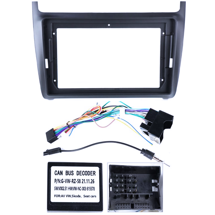 Navigatie dedicata VW, Polo, Golf, Passat, Tesla Style, ANDROID 13, 9 inch , 4GB RAM 64GB ROM, Quadcore, Internet, Aplicatii, Waze, GPS [5]
