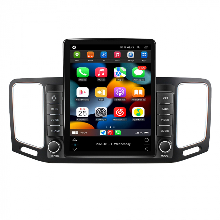 Navigatie dedicata VW Sharan 2012-2018,Tesla Style, ANDROID 13,Carplay&Android Auto, 10 inch , 8+128GB, Internet, Aplicatii, Waze, GPS [2]