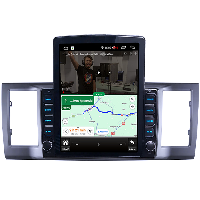 Navigatie dedicata VW T6 2016-2019,Tesla Style, ANDROID 13,Carplay&Android Auto, 9.7" , 4GB RAM 64GB ROM, Internet, Aplicatii, Waze, GPS [3]