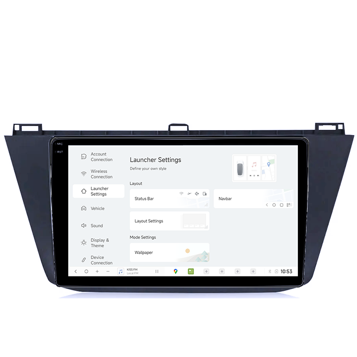 Navigatie Dedicata VW Tiguan 2017-2019 DUDU3, 4GB RAM 64GB ROM, Octacore, Platforma 8581, Android, Display QLED 9", DSP, Carplay&AndroidAuto [4]