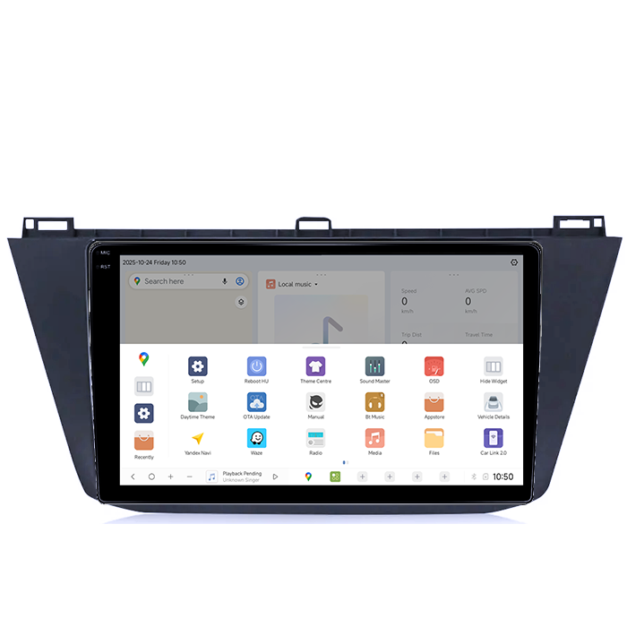 Navigatie Dedicata VW Tiguan 2017-2019 DUDU3, 4GB RAM 64GB ROM, Octacore, Platforma 8581, Android, Display QLED 9", DSP, Carplay&AndroidAuto [2]