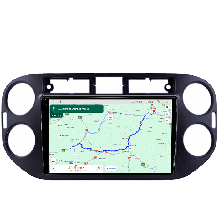 Navigatie dedicata VW Tiguan 2007-2016, Golf 5/6, 4GB RAM 64GB ROM, Quad Core, Display 9" QLED 1K, Carplay, Android 14, Bluetooth, Magazin Play, Suport Camere AHD [4]