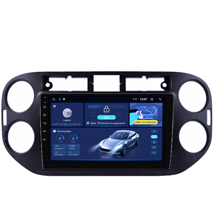 Navigatie dedicata VW Tiguan 2007-2016, Golf 5/6+, 8GB RAM 128GB ROM, Octacore, Platforma TS18, Android 14, Display QLED 9”, Suporta camera 360º, DSP, Carplay&Android Auto, SIM 4G, Ventilator Activ [2]