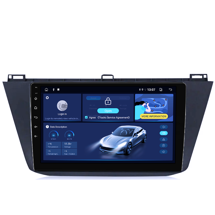 Navigatie dedicata VW Tiguan 2017-2019, 8GB RAM 128GB ROM, Octacore, Platforma TS18, Android 14, Display QLED 10”, Suporta camera 360º, DSP, Carplay&Android Auto, SIM 4G, Ventilator Activ [2]