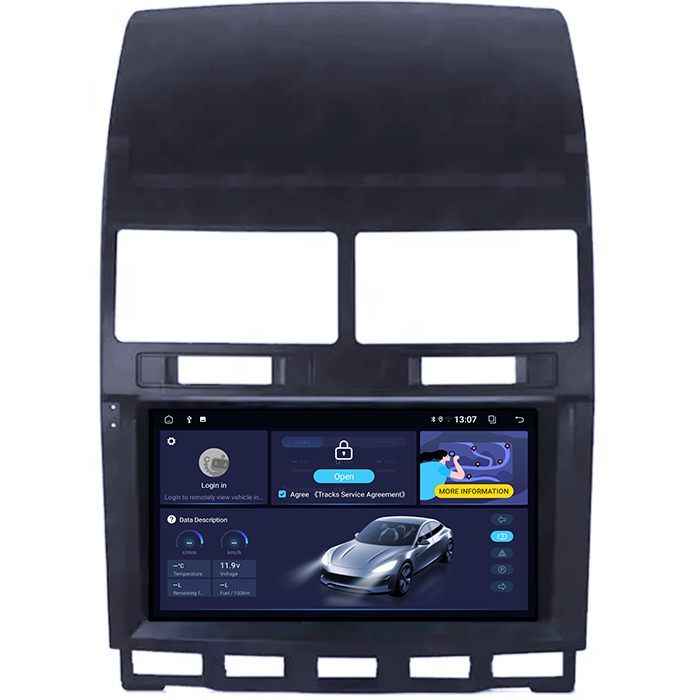 Navigatie dedicata VW Touareg 2002-2010, 8GB RAM 128GB ROM, Octacore, Platforma TS18, Android 14, Display QLED 9”, Suporta camera 360º, DSP, Carplay&Android Auto, SIM 4G, Ventilator Activ [5]