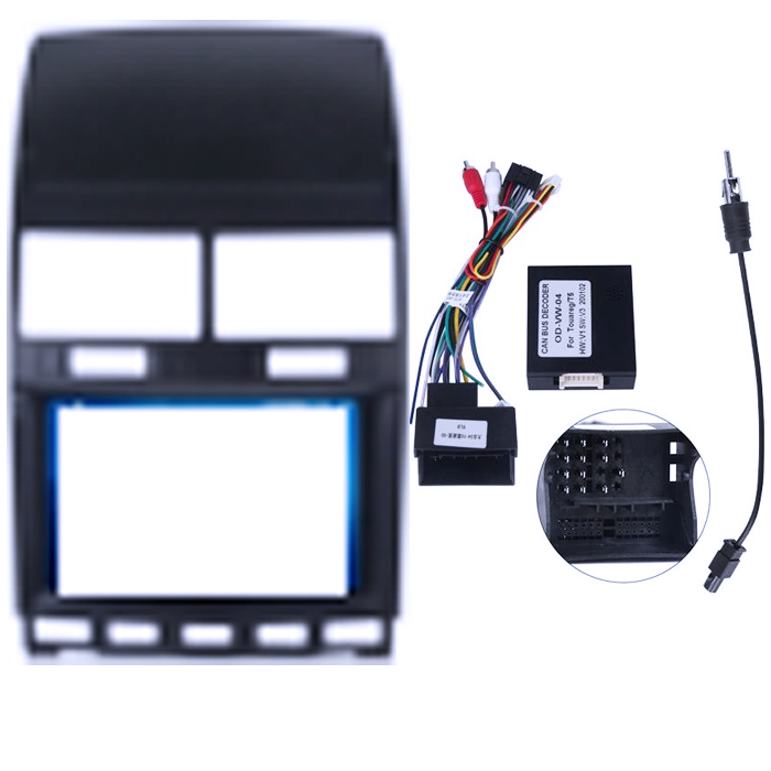 Navigatie dedicata VW Touareg 2002-2010, USB&Butoane fizice frontale, Android 13, Wireless Carplay si Android auto 2GB RAM 32 ROM, Display IPS, 9 inch, Microfon Extern [8]