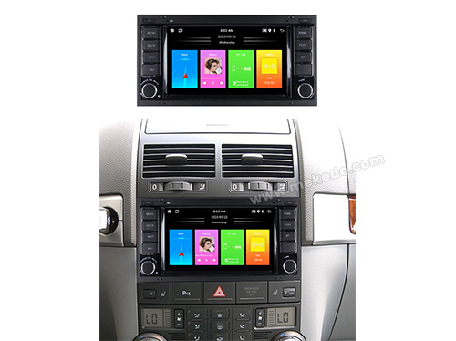 Navigatie dedicata VW Touareg 2002-2012, fara DVD, Android 13, Wireless Carplay si Android auto 2GB RAM 32 ROM, Display IPS, 7 inch, Microfon Extern [2]