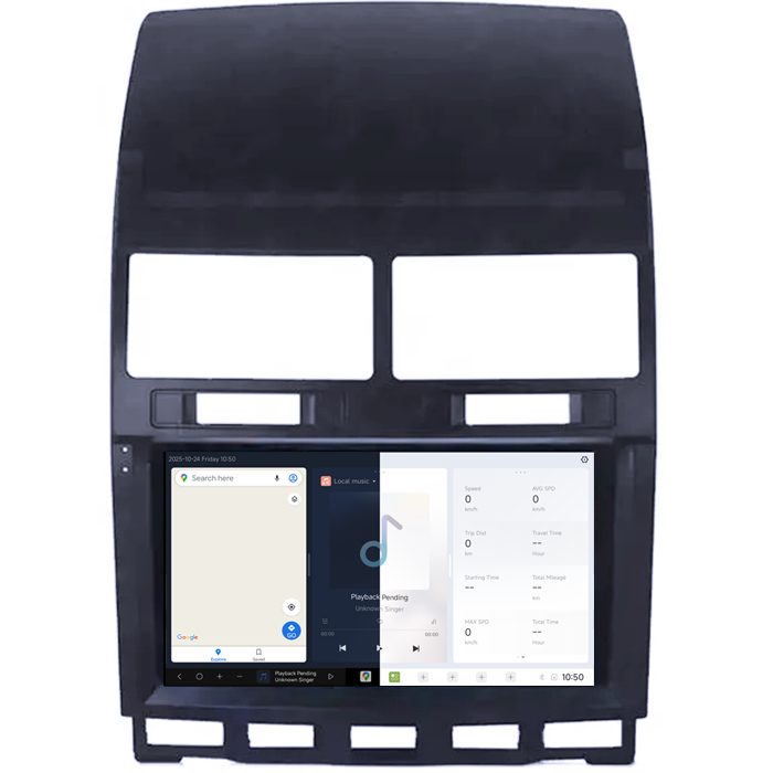 Navigatie Dedicata VW Touareg 2002-2012 RM DUDU3, 4GB RAM 64GB ROM, Octacore, Platforma 8581, Android, Display QLED 9", DSP, Carplay&AndroidAuto [5]