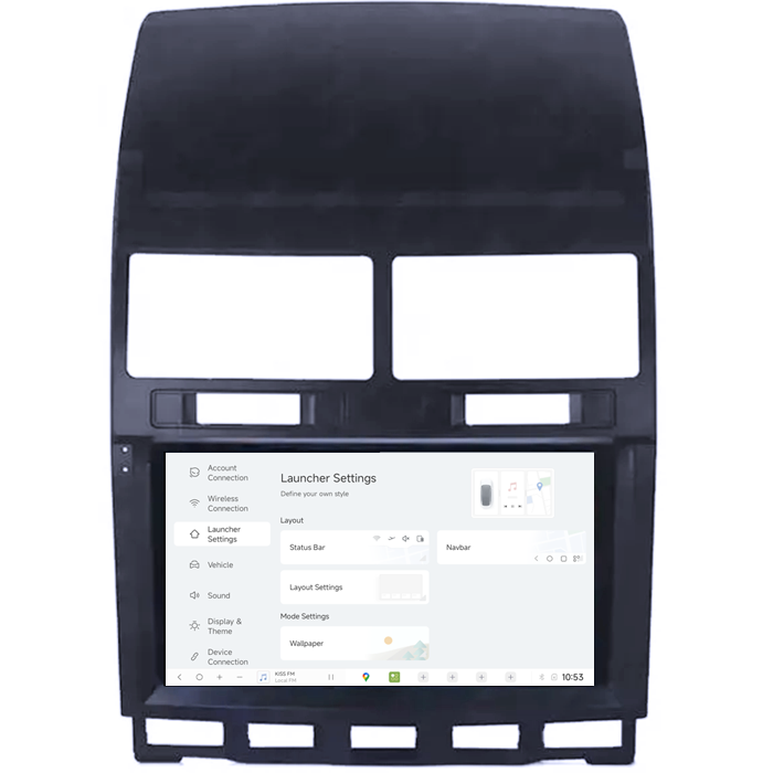 Navigatie Dedicata VW Touareg 2002-2012 RM DUDU3, 4GB RAM 64GB ROM, Octacore, Platforma 8581, Android, Display QLED 9", DSP, Carplay&AndroidAuto [2]