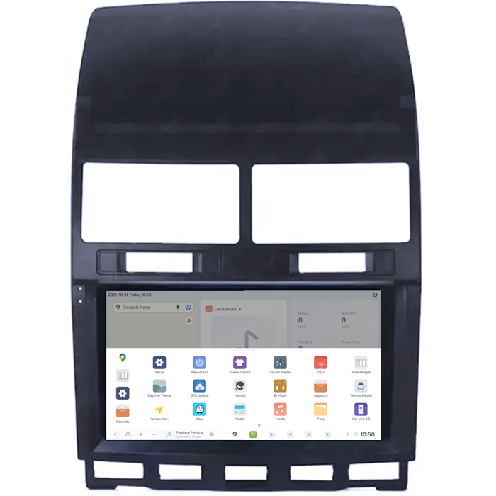 Navigatie Dedicata VW Touareg 2002-2012 RM DUDU3, 4GB RAM 64GB ROM, Octacore, Platforma 8581, Android, Display QLED 9", DSP, Carplay&AndroidAuto [4]