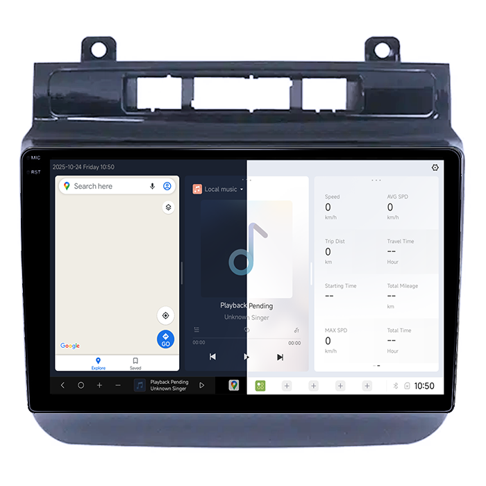 Navigatie Dedicata VW Touareg 2012-2017 DUDU3, 4GB RAM 64GB ROM, Octacore, Platforma 8581, Android, Display QLED 9", DSP, Carplay&AndroidAuto [5]