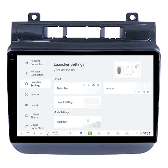 Navigatie Dedicata VW Touareg 2012-2017 DUDU3, 4GB RAM 64GB ROM, Octacore, Platforma 8581, Android, Display QLED 9", DSP, Carplay&AndroidAuto [4]