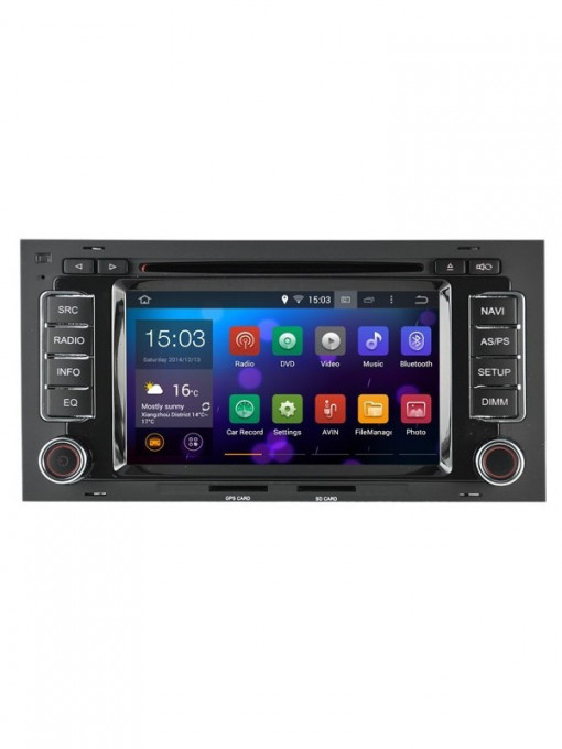 Navigatie dedicata VW Touareg 2002-2012, transporter T5, cu DVD, Android 13, Wireless Carplay si Android auto 2GB RAM 32 ROM, Display IPS, 7 inch, Microfon Extern [1]