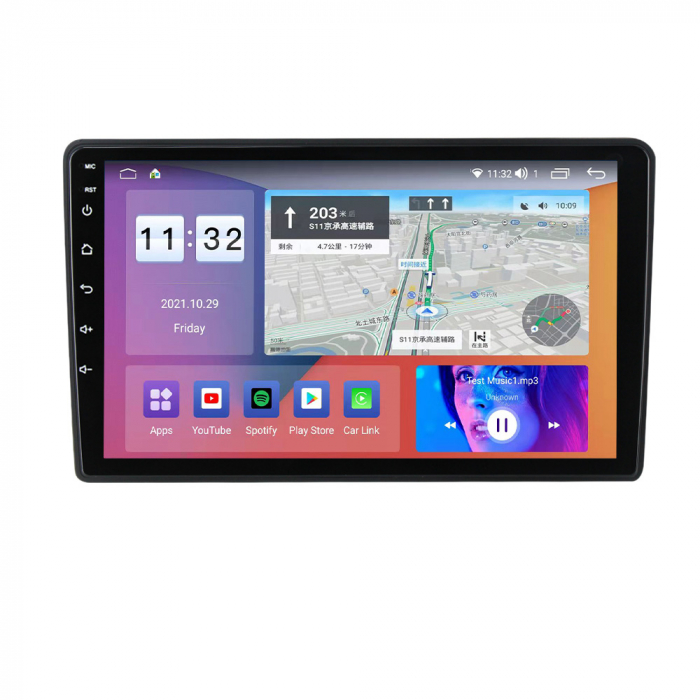 Navigatie dedicata VW Touareg 2003-2010, 4GB RAM 64GB ROM, Octacore, Android 14, Display QLED 9", DSP, Carplay, Android Auto, Internet, Youtube, Waze, WIFI, Bluetooth [4]