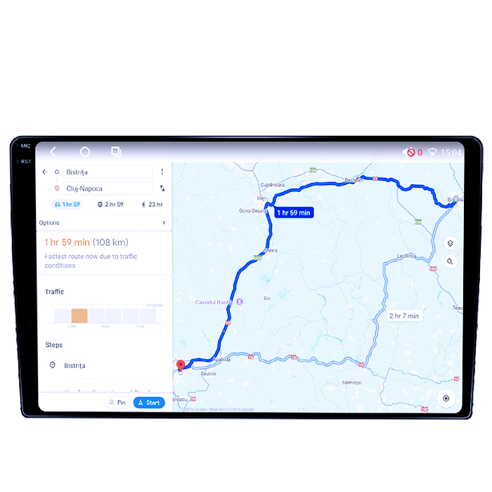 Navigatie dedicata VW Touareg 2003-2010, 4GB RAM 64GB ROM, Octacore, Android 14, Display QLED 1K 9", DSP, Carplay, Android Auto, Internet, Youtube, Waze, WIFI, Bluetooth [4]