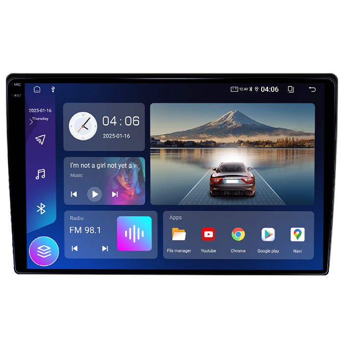 Navigatie dedicata VW Touareg 2003-2010, 4GB RAM 64GB ROM, Quadcore, Android 14, Display QLED 1K, 9", DSP, Carplay&Android Auto, Suport camere AHD [2]