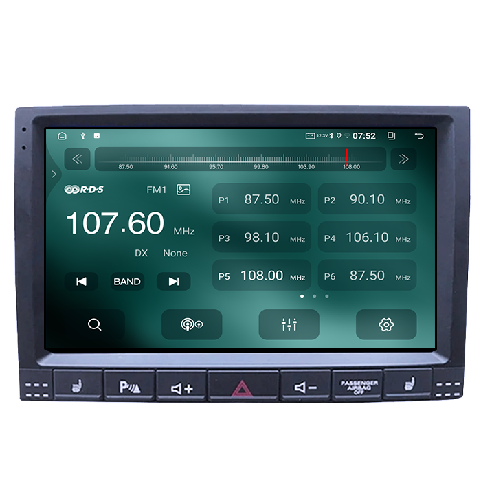 Navigatie dedicata VW Touareg 2002-2012, 4GB RAM 64GB ROM, Quadcore, Android 14, Display QLED  9", DSP, Carplay&Android Auto, Suport camere AHD [2]