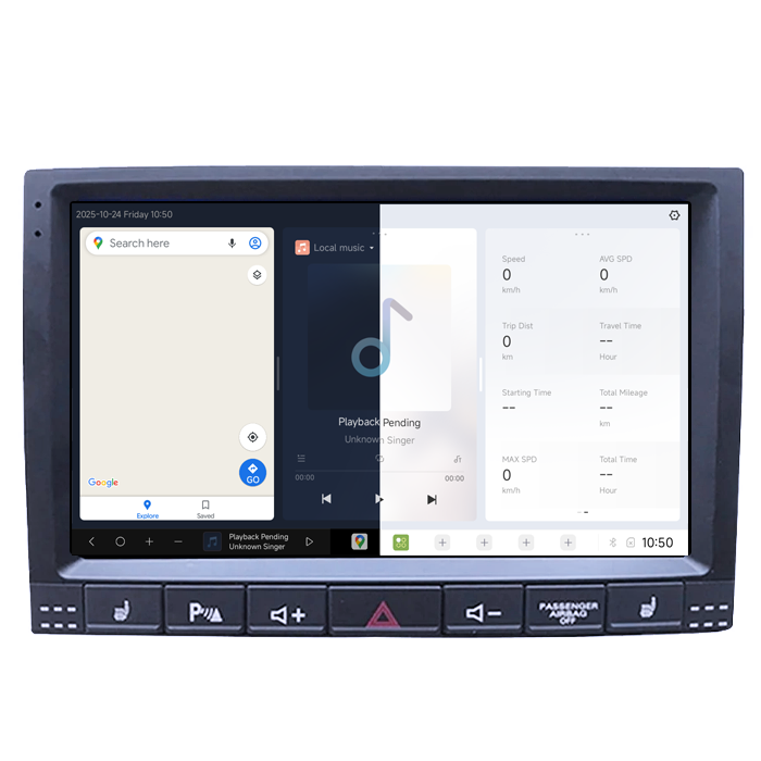 Navigatie Dedicata VW Touareg 2002-2012 DUDU3, 4GB RAM 64GB ROM, Octacore, Platforma 8581, Android, Display QLED 9", DSP, Carplay&AndroidAuto [5]