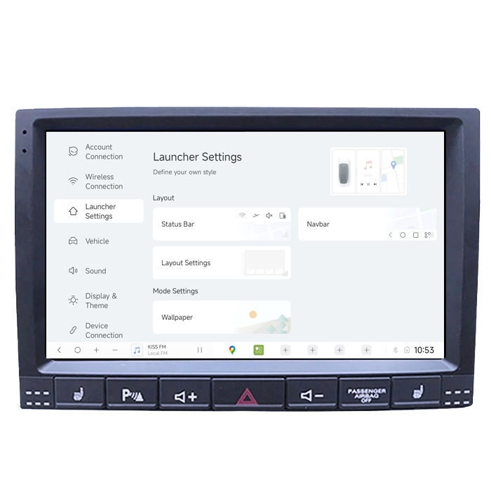 Navigatie Dedicata VW Touareg 2002-2012 DUDU3, 4GB RAM 64GB ROM, Octacore, Platforma 8581, Android, Display QLED 9", DSP, Carplay&AndroidAuto [2]