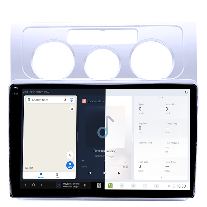 Navigatie Dedicata Volkswagen Touran 2003-2015 DUDU3, 4GB RAM 64GB ROM, Octacore, Platforma 8581, Android, Display QLED 9", DSP, Carplay&AndroidAuto [5]