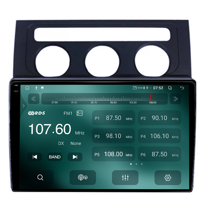 Navigatie dedicata VW Touran 2003-2015, 4GB RAM 64GB ROM, Quadcore, Android 14, Display QLED 1K 9", DSP, Carplay&Android Auto, Suport camere AHD [2]