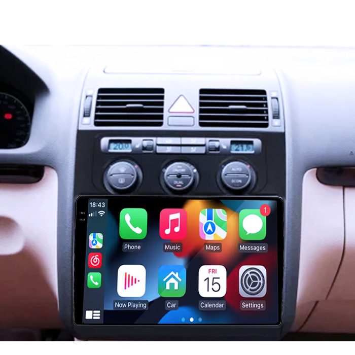 Navigatie dedicata VW Touran 2003-2015, 4GB RAM 32GB ROM, Octacore, Android 14, Display QLED 9", DSP, Carplay&Android Auto, SIM 4G, Bluetooth, Ventilator Activ [2]