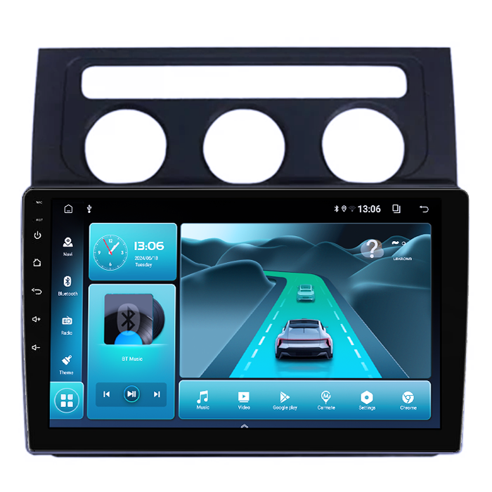 Navigatie dedicata VW Touran 2003-2015, 8GB RAM 128GB ROM, Octacore, Platforma 7862,Android 14, Display QLED 9”, Suporta camera 360º, DSP, Carplay&Android Auto, SIM 4G, Ventilator Activ [2]