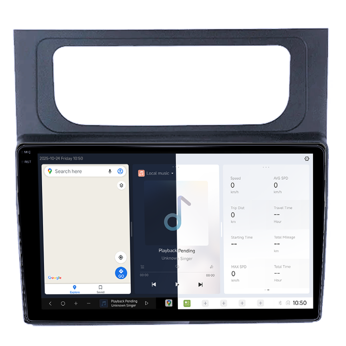 Navigatie Dedicata VW Touran 2011-2015 DUDU3, 4GB RAM 64GB ROM, Octacore, Platforma 8581, Android, Display QLED 9", DSP, Carplay&AndroidAuto [5]