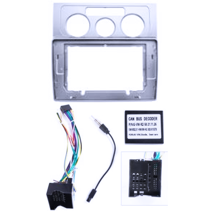 Navigatie dedicata VW Touran 2003-2015, USB&Butoane fizice frontale, Android 13, Wireless Carplay si Android auto 2GB RAM 32 ROM, Display IPS, 10 inch, Microfon Extern [7]