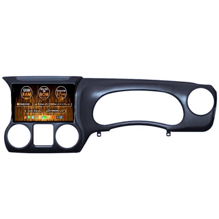 Navigatie dedicata Wrangler 2014-2016, 12GB RAM 256GB ROM, Android 13, Rezolutie 2K, Display QLED 9", DSP, Carplay&Android Auto, SIM 4G, Ventilator Activ, Suport Camere 360 [1]