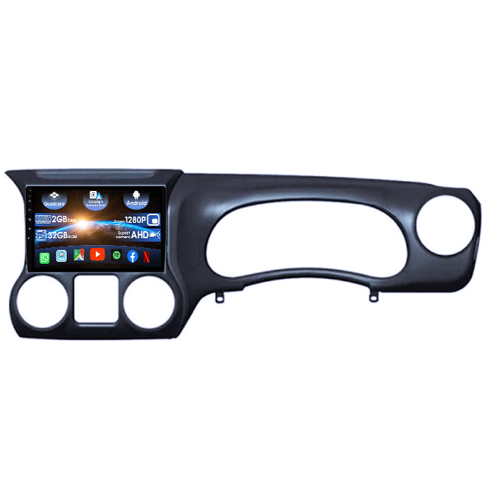 (Resigilata) Navigatie dedicata Wrangler 2014-2016, 2GB RAM 32GB ROM, Quad Core, Display 9" IPS Full HD, Carplay&Android Auto, Android 14, Suport camere AHD [1]
