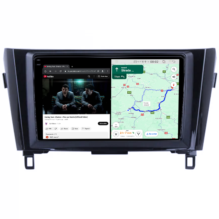 Navigatie dedicata X-Trail, Qashqai 2013-2018, 4GB RAM 64GB ROM, Android 14, Carplay si Android auto, Display QLED 1K, 9" QLED 1K, [5]