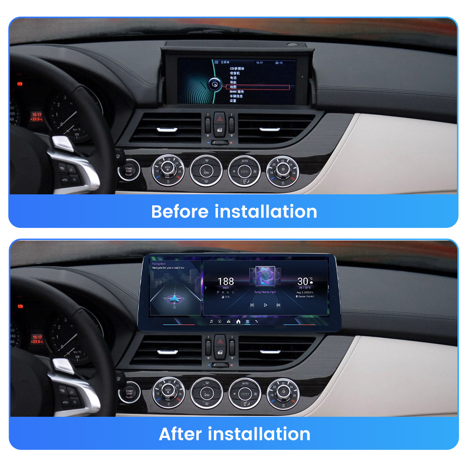 Navigatie dedicata F30 2017-2019 EVO, 8GB RAM 256GB ROM, Procesor Qualcomm Octacore, Android 14, Rezolutie 2K, Display QLED 12.3", DSP, Carplay&Android Auto, SIM 4G [4]