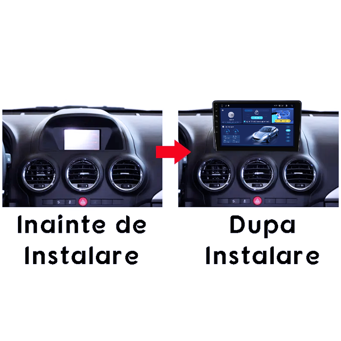 Navigatie dedicata Opel Antara 2008-2013, 12GB RAM 256GB ROM, Android 14, Rezolutie 2K, Display QLED, 9", DSP, Carplay, Android Auto, Internet, Youtube, Waze, Wi Fi, USB [5]