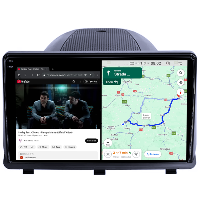 Navigatie dedicata Opel Antara 2008-2013, 12GB RAM 256GB ROM, Android 14, Rezolutie 2K, Display QLED, 9", DSP, Carplay, Android Auto, Internet, Youtube, Waze, Wi Fi, USB [4]