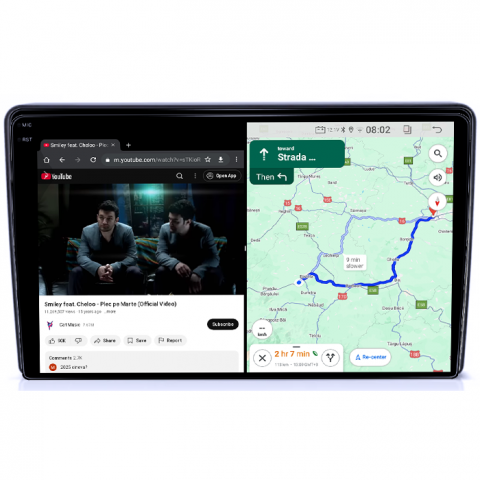 Navigatie dedicata Zafira B, Vectra C, Astra H, Meriva, Corsa D, Antara, 8GB RAM 128GB ROM, Octacore, Platforma TS18, Android 13, Display QLED 9”, Suporta camera 360º, DSP, Carplay&Android Auto, SIM 4 [4]