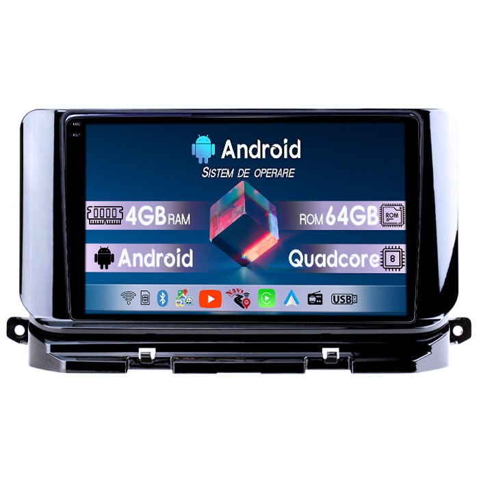 Navigatie dedicataSkoda Octavia 4 2020-2024, 4GB RAM 64GB ROM, Quadcore, Android 14, Display QLED 1K, 9", DSP, Carplay&Android Auto, Suport camere AHD [1]