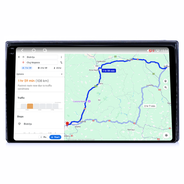Navigatie dedicataVolkswagen Fox 2003-2016, 4GB RAM 64GB ROM, Procesor Qualcomm Octacore, Android 14, Rezolutie 2K, Display QLED 9", DSP, Carplay&Android Auto, SIM 4G [4]