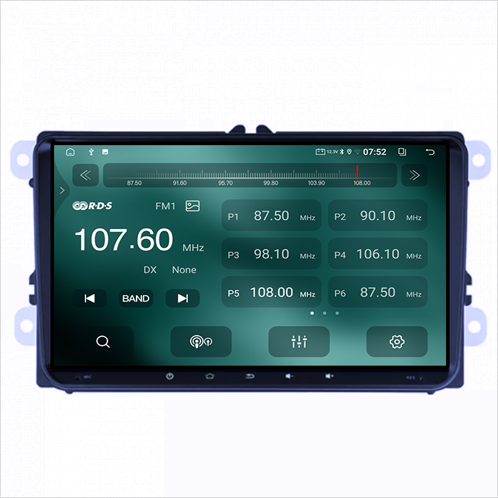 Navigatie dedicata Volkswagen, 4GB RAM 64GB ROM, Octacore, Android 14, Display QLED 9", DSP, Carplay&Android Auto, SIM 4G, Ventilator Activ [2]
