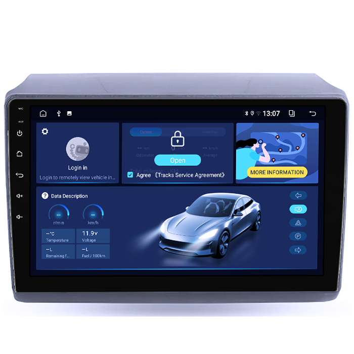 Navigatie dedicata Ducato 2020 High, 8GB RAM 128GB ROM, Octacore, Platforma TS18, Android 13, Display QLED 9”, Suporta camera 360º, DSP, Carplay&Android Auto, SIM 4G, Ventilator Activ [2]
