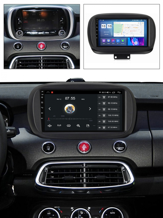 Autoradio Android 14 Per Fiat 500X (2014-2020) - 9 Pollici, 6GB RAM, CarPlay/Android Auto, DAB, Camera Posteriore - Foto 12