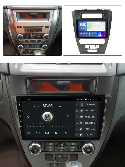 (Resigilata) Navigatie dedicata Ford Mondeo 2009-2012, 2GB RAM 32GB ROM, Quad Core, Display 10" IPS Full HD, Carplay, Android 13, Bluetooth, Magazin Play, Suport camere AHD [3]