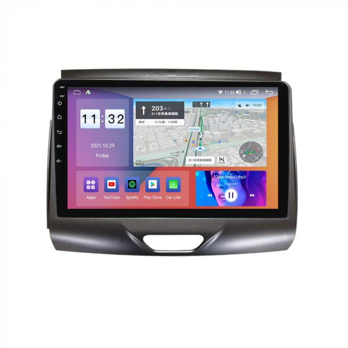 (Resigilata) Navigatie dedicata Ford Ranger 2015-2020, 2GB RAM 32GB ROM, Quad Core, Display 9" IPS Full HD, Carplay, Android 13, Bluetooth, Magazin Play, Suport camere AHD [2]