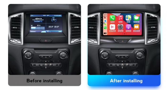 (Resigilata) Navigatie dedicata Ford Ranger 2015-2020, 2GB RAM 32GB ROM, Quad Core, Display 9" IPS Full HD, Carplay, Android 13, Bluetooth, Magazin Play, Suport camere AHD [6]